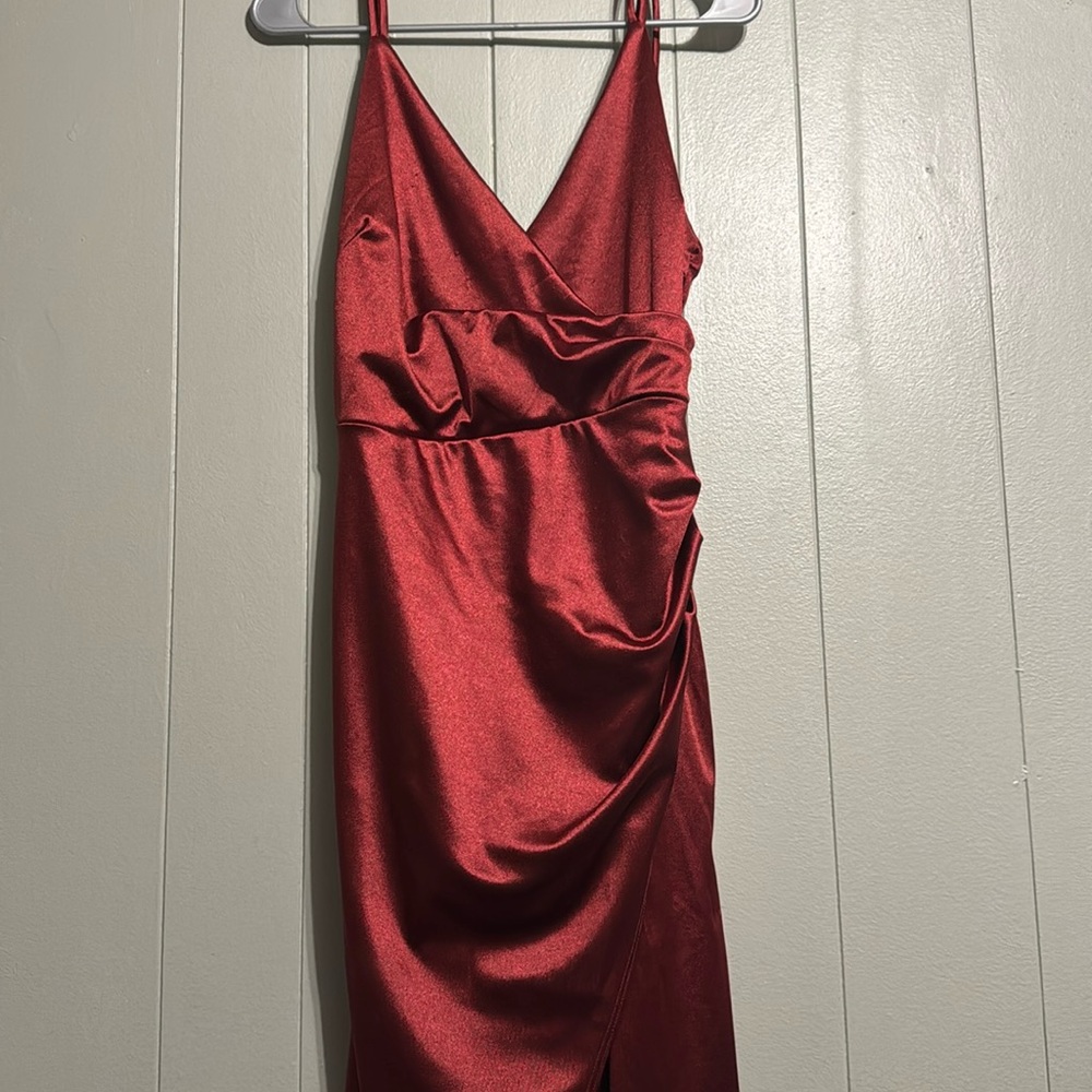 Red homecoming dress